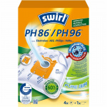 Swirl Dammsugarpåsar PH86/PH96 4-påsar. (OBS 3st förpackningar) Swirl Dammsugarpåsar PH86/PH96 4-påsar. (OBS 3st förpackningar)