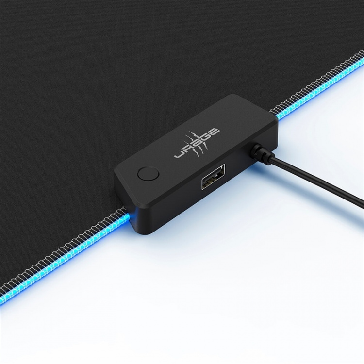 URAGE Mousepad Gaming Lethality 400 Led Black