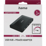 HAMA Hub USB-A 2.0 4x Ports 480 Mbit/s