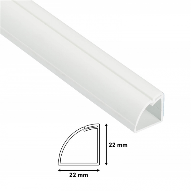 D-LINE Trunking Kit 22x22mm 1.0m 3x Kabelkanal/Tillbehör