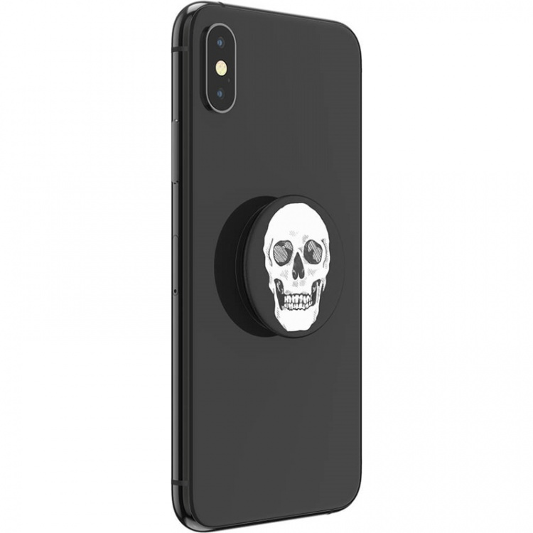 POPSOCKETS Shaky Bones White Removable Grip with Standfunction