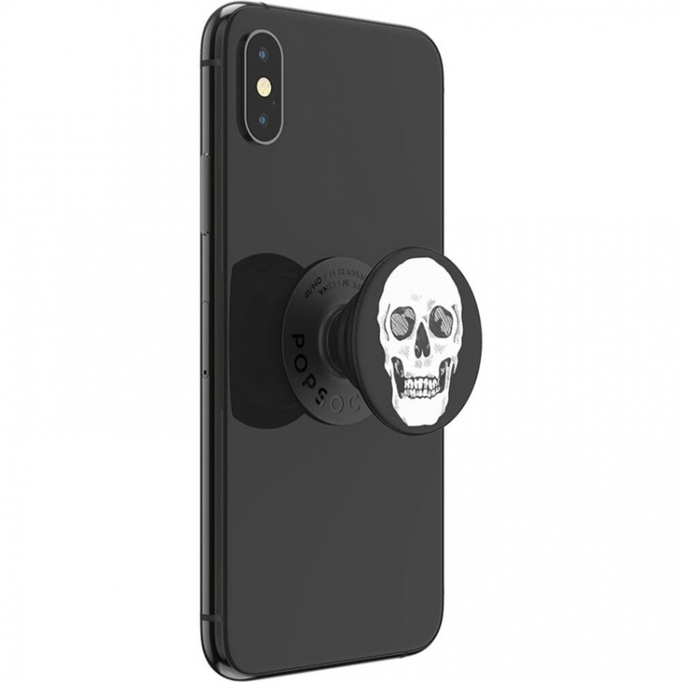 POPSOCKETS Shaky Bones White Removable Grip with Standfunction