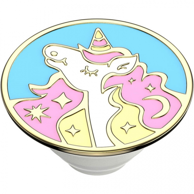 POPSOCKETS Enamel Mane Event Pink Removable Grip with Standfunction Premium 