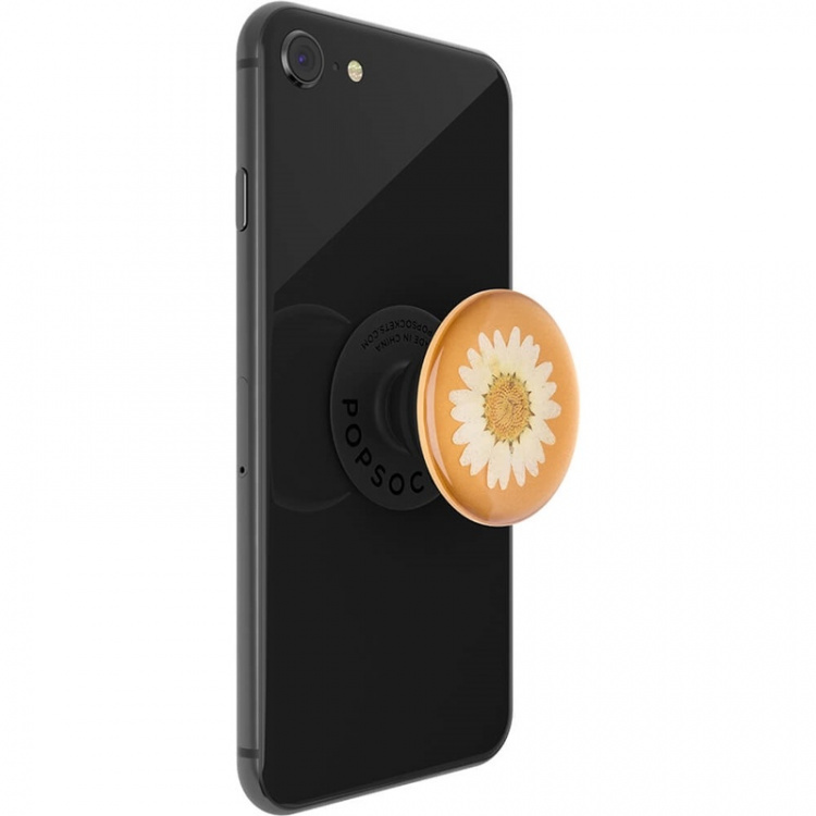 POPSOCKETS Pressed Flower White Daisy Removable Grip with Standfunction Premium 