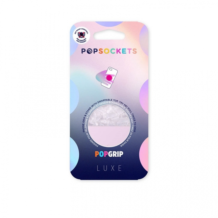 POPSOCKETS Glam Inlay Acetate Lilac Removable Grip with Standfunction LUXE