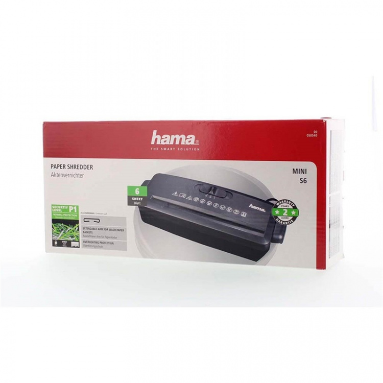 HAMA Paper Shredder Mini S6