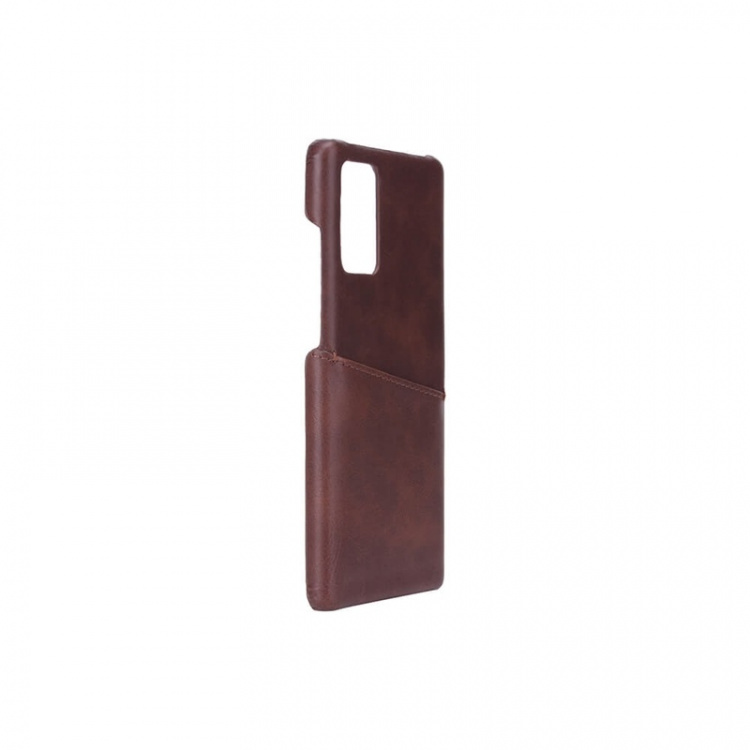 ONSALA Mobile Cover Brown with Cardpocket Samsung Note 20 5G 