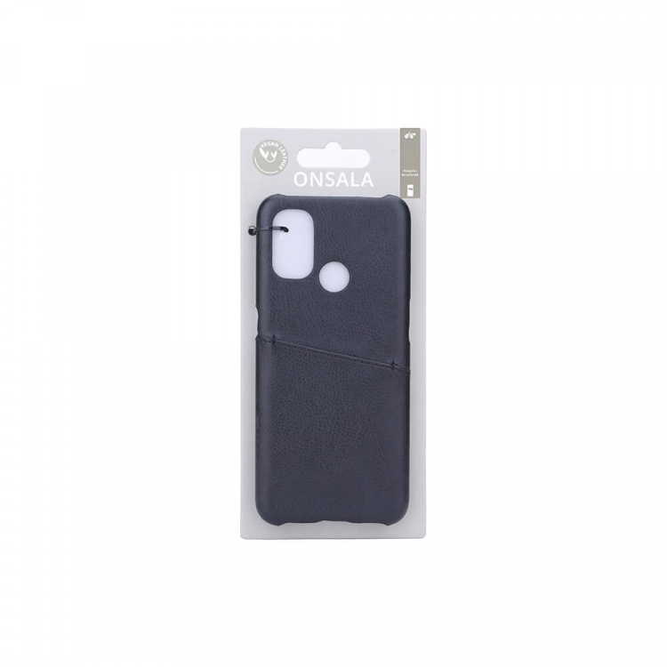 ONSALA Mobile Cover Black with Cardpocket Oneplus Nord N100