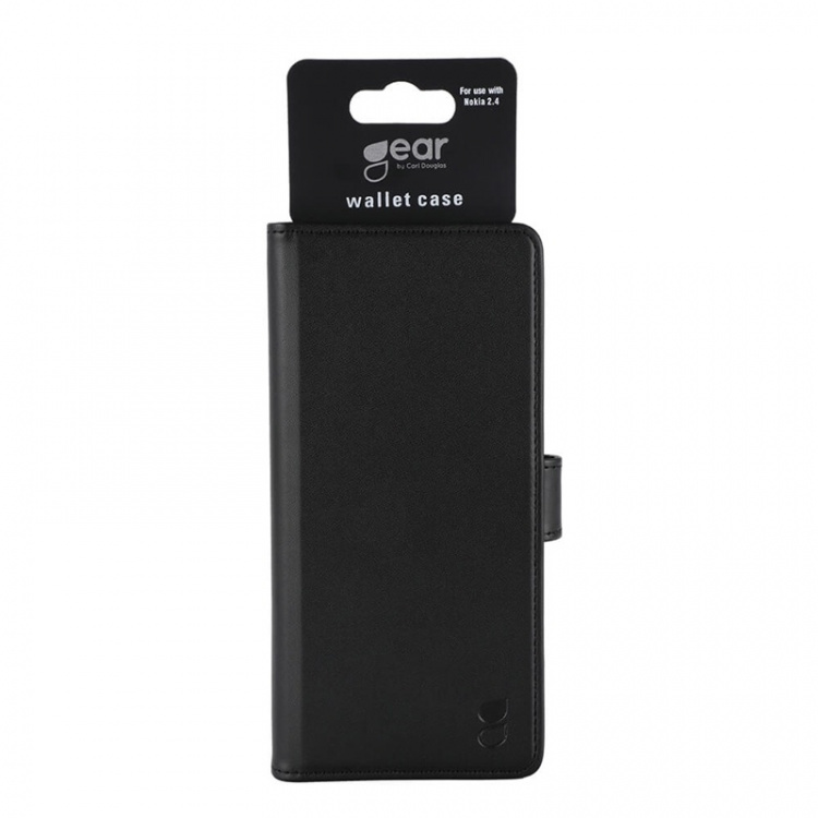 GEAR Wallet Black 3 Cardpockets Nokia 2.4