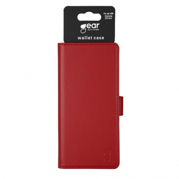 GEAR Wallet Red Limited Edition 3 Cardpockets Samsung Galaxy S20 Ultra GEAR Wallet Red Limited Edition 3 Cardpockets Samsung Galaxy S20 Ultra