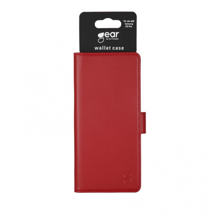 GEAR Wallet Red Limited Edition 3 Cardpockets Samsung Galaxy S20 Plus