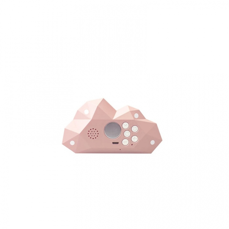 Mobility On Board Mini wekker Cloudy, Lichtroze