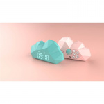 Mobility On Board Mini wekker Cloudy, Lichtroze