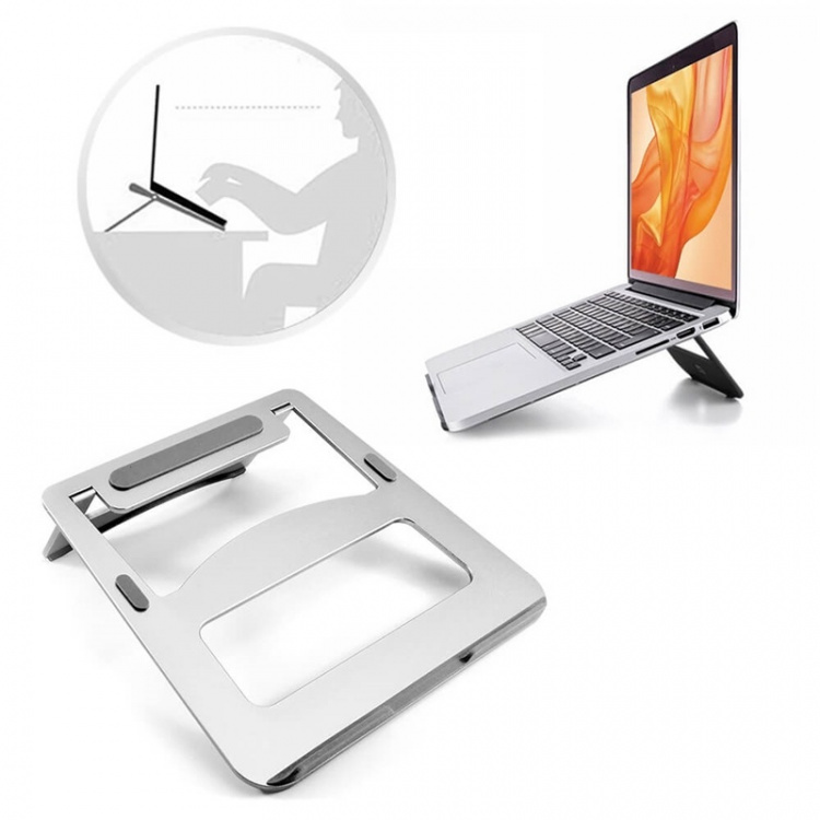 DESIRE2 Portable Laptopstand Silver DESIRE2 Portable Laptopstand Silver