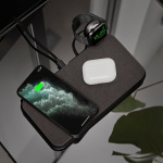 ZENS Apple Watch Charger QI USB-Stick Aluminium Svart