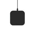 ZENS Essential Single Charger QI 10W Black 5mm Slim (Apple + Samsung QC)