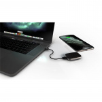 ZENS Singel Apple Airpods Charger QI USB-C Stick Aluminum Black  ZENS Singel Apple Airpods Charger QI USB-C Stick Aluminum Black