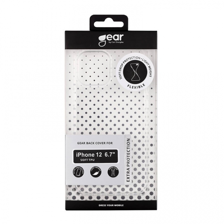 GEAR Mobile Cover Transparent TPU iPhone 12 Pro Max