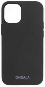 ONSALA Mobile Cover Silicone Black iPhone 12 Mini