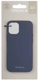 ONSALA Mobile Cover Silicone Cobalt Blue iPhone 12 Mini