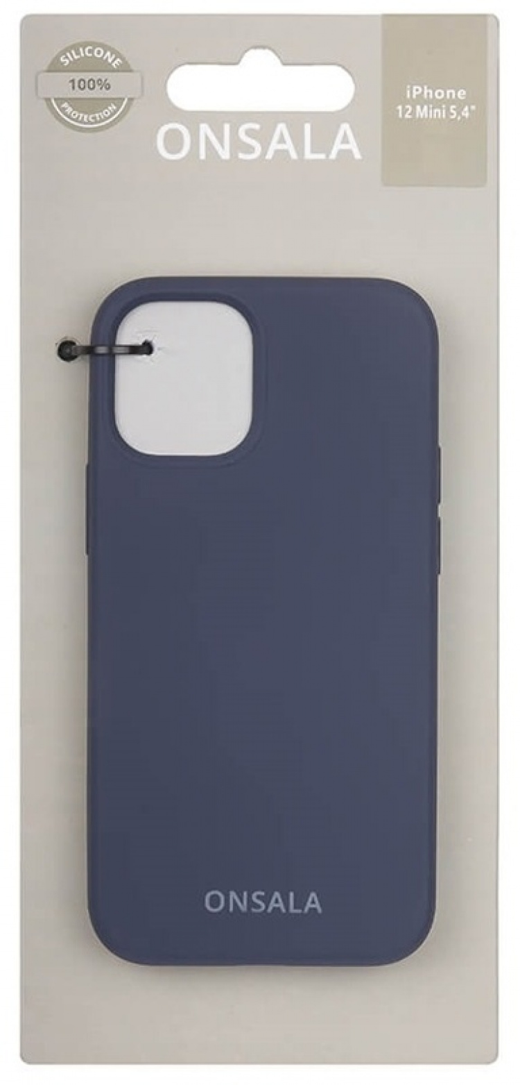 ONSALA Mobile Cover Silicone Cobalt Blue iPhone 12 Mini