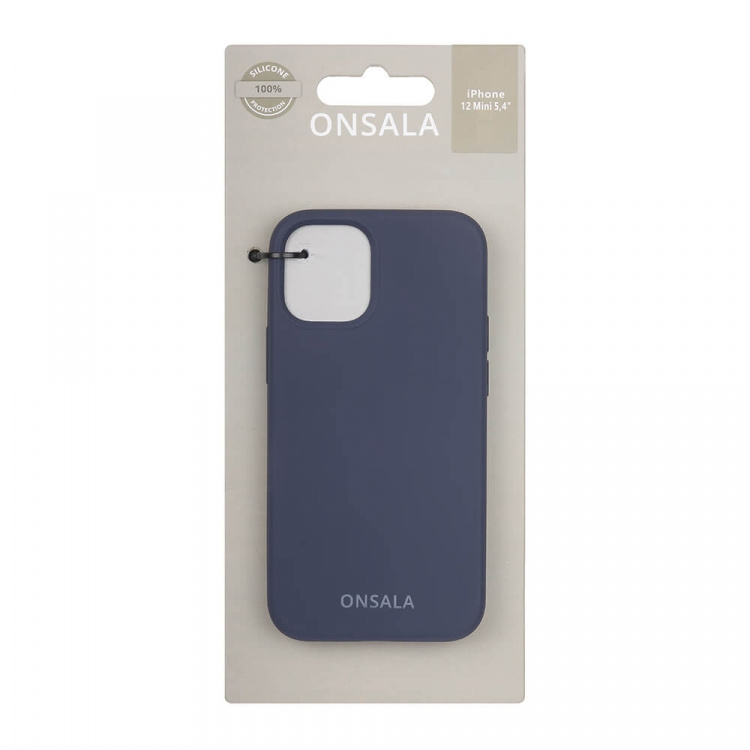 ONSALA Mobile Cover Silicone Cobalt Blue iPhone 12 Mini