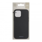 ONSALA Mobile Cover Silicone Black iPhone 12 / 12 Pro