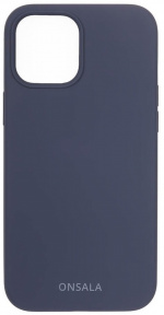 ONSALA Mobile Cover Silicone Cobalt Blue iPhone 12 / 12 Pro