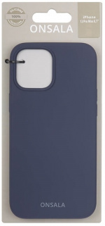 ONSALA Mobile Cover Silicone Cobalt Blue iPhone 12 Pro Max