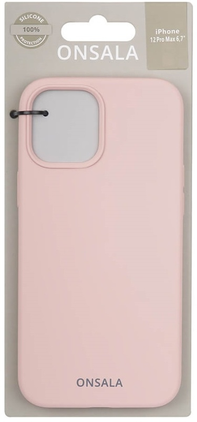 ONSALA Mobile Cover Silicone Sand Pink iPhone 12 Pro Max