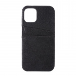 ONSALA COLLECTION Cover Leather Black iPhone 12 Mini Cardpockets ONSALA COLLECTION Cover Leather Black iPhone 12 Mini Cardpockets
