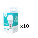 LED Lamp E27, 6W, 230V, 3000K 10-pack, Warm wit LED Lamp E27, 6W, 230V, 3000K 10-pack, Warm wit