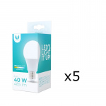 LED Lamp E27, 6W, 230V, 4500K 5-pack, Wit neutraal LED Lamp E27, 6W, 230V, 4500K 5-pack, Wit neutraal