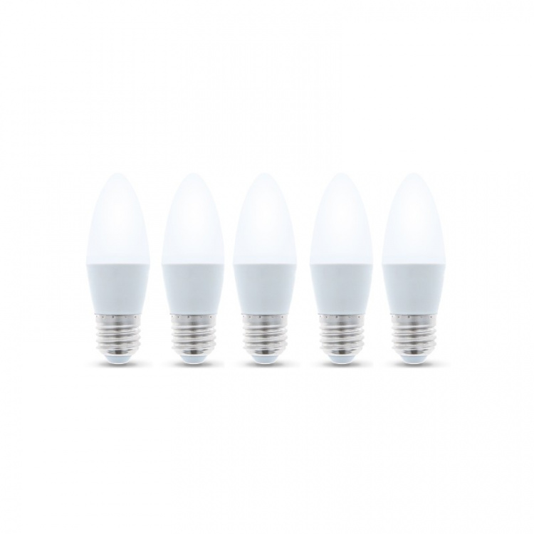 LED Lamp E27, 3W, 230V, 4500K 5-pack, Wit neutraal