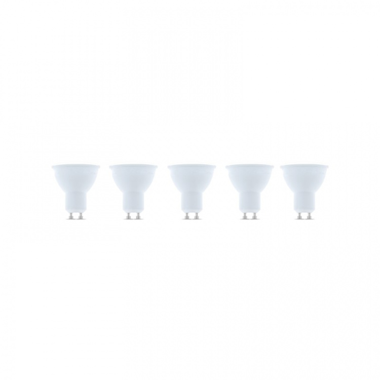 LED Lamp GU10, 3W, 230V, 6000K, 5-pak, Koel wit