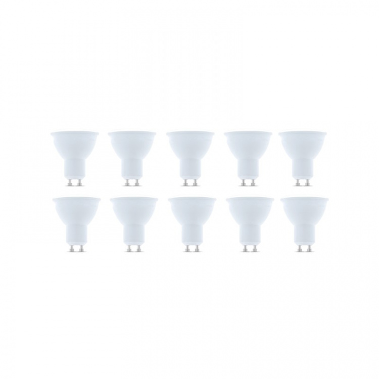 LED Lamp GU10, 3W, 230V, 6000K, 10-pack, Koel wit