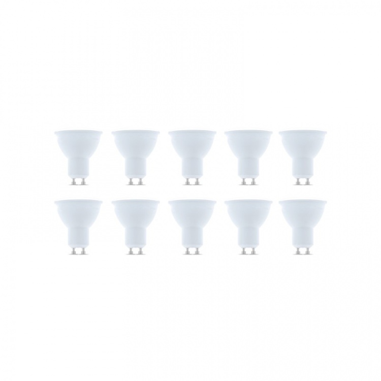 LED Lamp GU10, 7W, 230V, 3000K, 10-pack, Warm wit LED Lamp GU10, 7W, 230V, 3000K, 10-pack, Warm wit