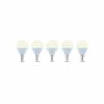 LED Lamp E14, G45, 6W, 3000K 5-pack, Warm Wit LED Lamp E14, G45, 6W, 3000K 5-pack, Warm Wit