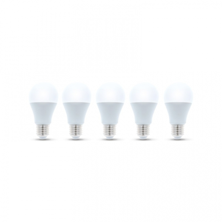 LED Lamp E27, A60, 10W, 230V, 3000K 5-pack, Warm wit
