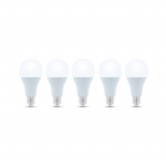 LED Lamp E27, A65, 15W, 230V, 3000K 5-pack, Warm wit