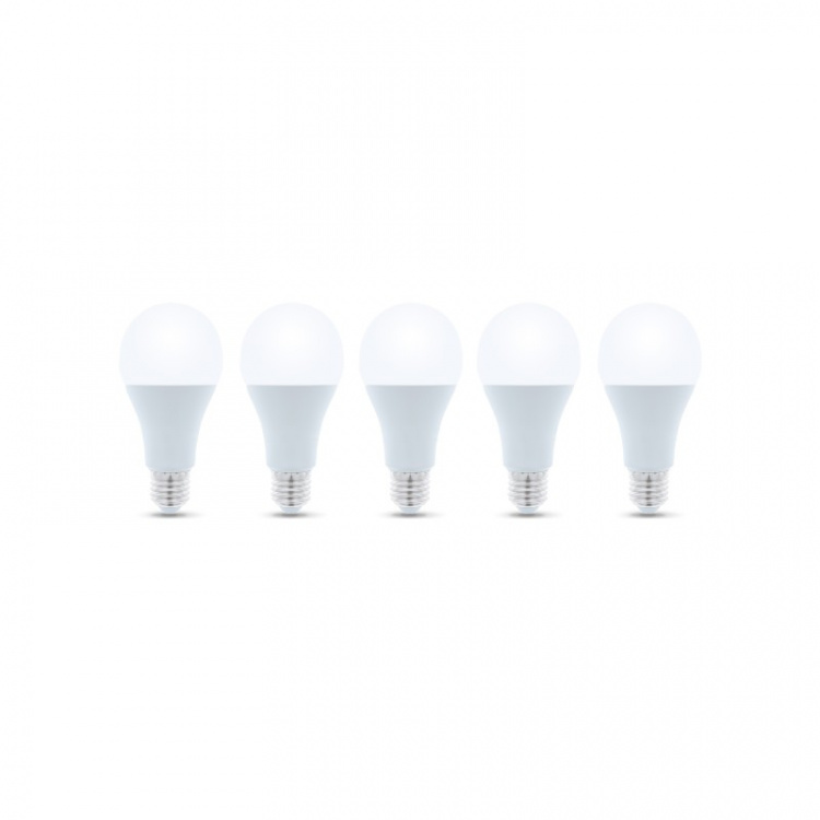 LED Lamp E27, A65, 15W, 230V, 4500K 5-pack, Wit neutraal LED Lamp E27, A65, 15W, 230V, 4500K 5-pack, Wit neutraal