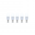 LED Lamp E27, C37, 10W, 230V, 6000K, Keramisch 5-pack, Koel Wit LED Lamp E27, C37, 10W, 230V, 6000K, Keramisch 5-pack, Koel Wit