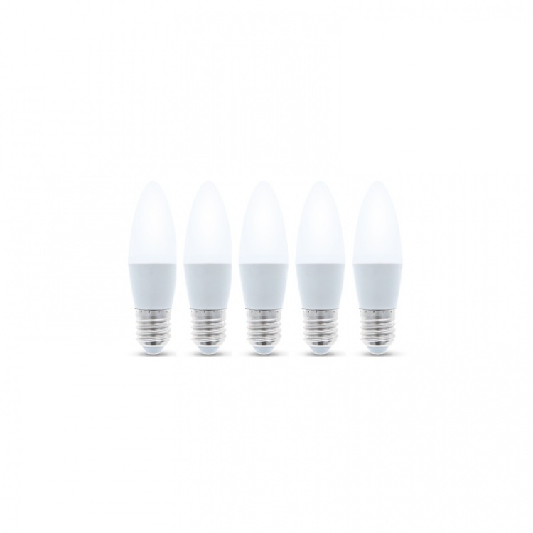 LED Lamp E27, 6W, 3000K 5-pack, Warm Wit