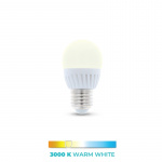 LED Lamp E27, G45, 10W, 230V, 3000K, Keramisch, Warm Wit LED Lamp E27, G45, 10W, 230V, 3000K, Keramisch, Warm Wit