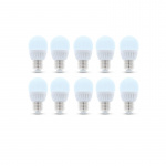 LED Lamp E27, G45, 10W, 230V, 6000K, Keramisch 10-pack, Koel Wit LED Lamp E27, G45, 10W, 230V, 6000K, Keramisch 10-pack, Koel Wit