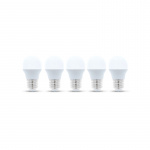 LED Lamp E27, G45, 6W, 4500K 5-pack, Wit neutraal LED Lamp E27, G45, 6W, 4500K 5-pack, Wit neutraal