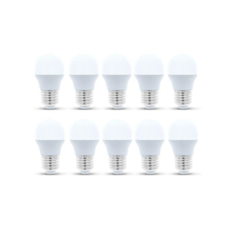 LED Lamp E27, G45, 6W, 4500K 10-pack, Wit neutraal LED Lamp E27, G45, 6W, 4500K 10-pack, Wit neutraal