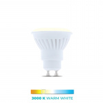 LED-lamp GU10 - 10W, 230V, 3000K, 900lm, Keramisch, Warmwit LED-lamp GU10 - 10W, 230V, 3000K, 900lm, Keramisch, Warmwit