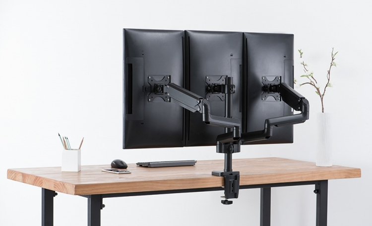 DELTACO Office, gas spring arm desk, 17