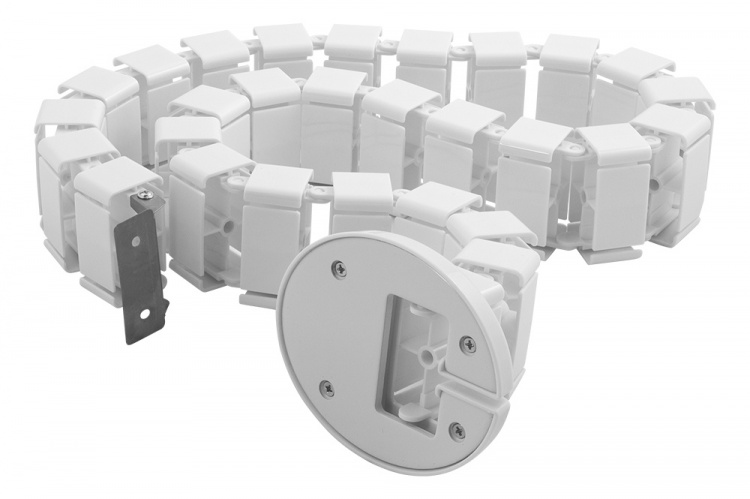 DELTACO Office, Spine Cable Organizer & Hider, Black